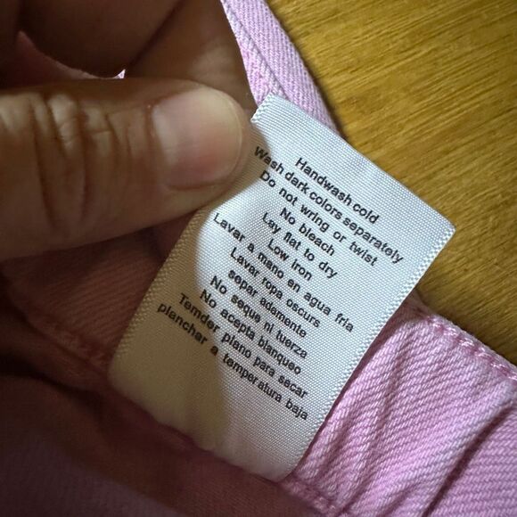 Judy Blue High Waist Garment Dyed Pink Jogger Denim 7/28 - Picture 4 of 11